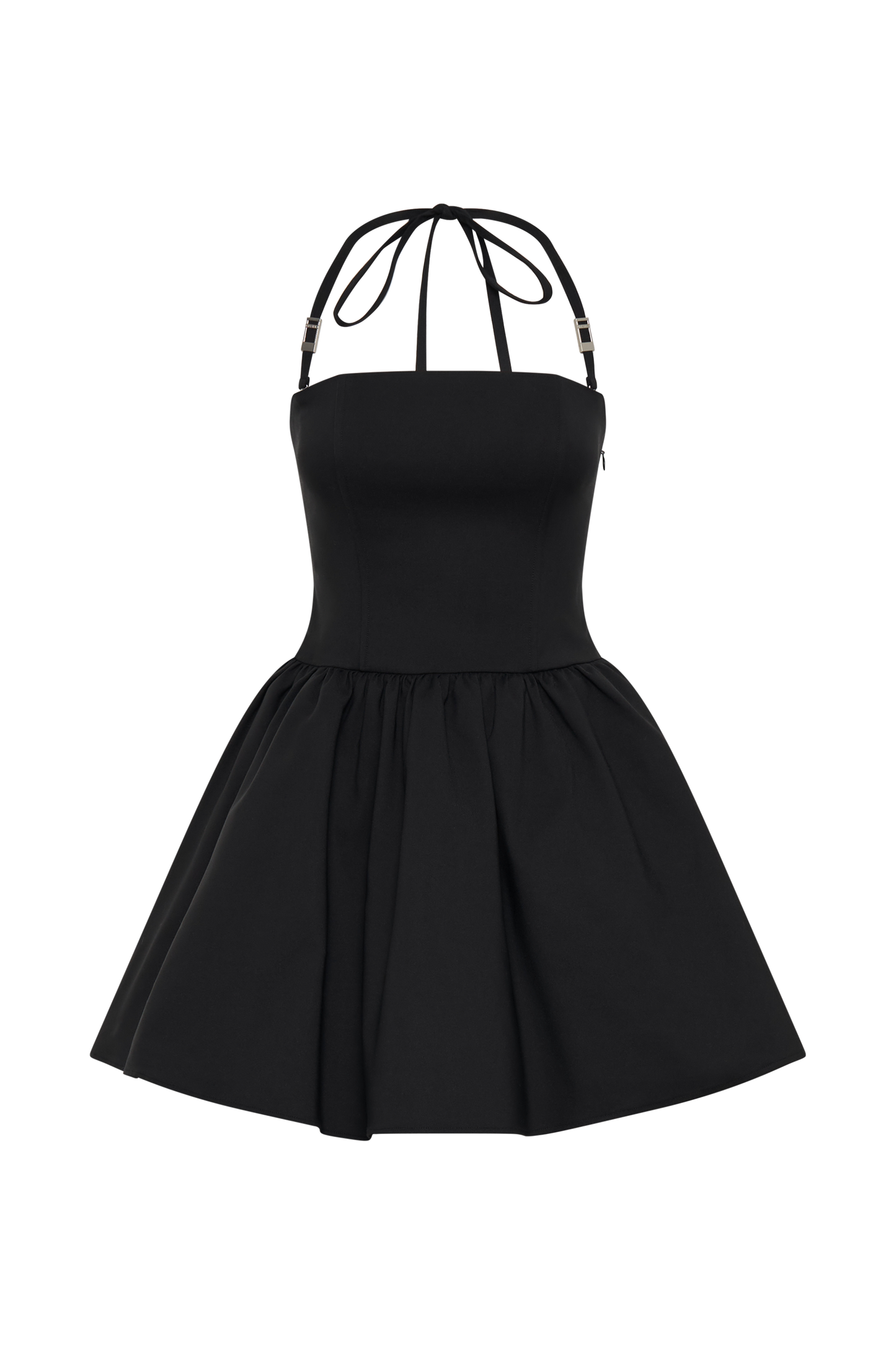 Ruby Halter Mini Elbise - Siyah