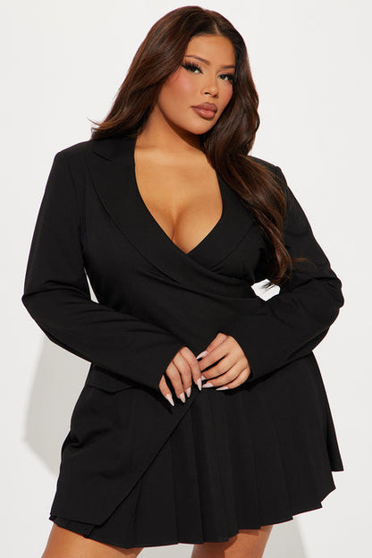 Delani Mini Blazer Elbise