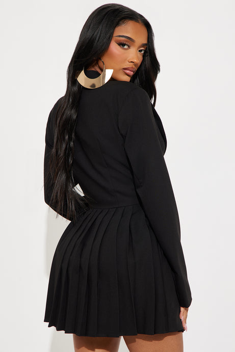 Delani Mini Blazer Elbise