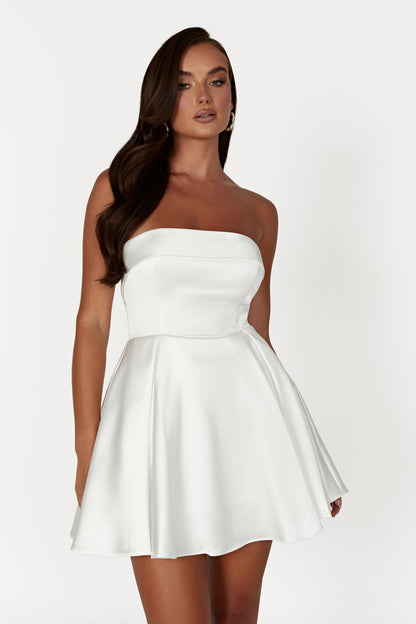 Eileen Mini Elbise - Beyaz
