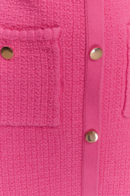 Mia Örgü Mini Elbise - Pembe