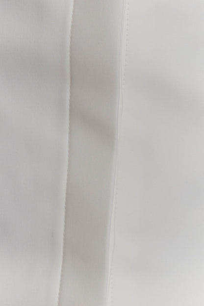 Carina Peplum Cotton Shirt Dress - White