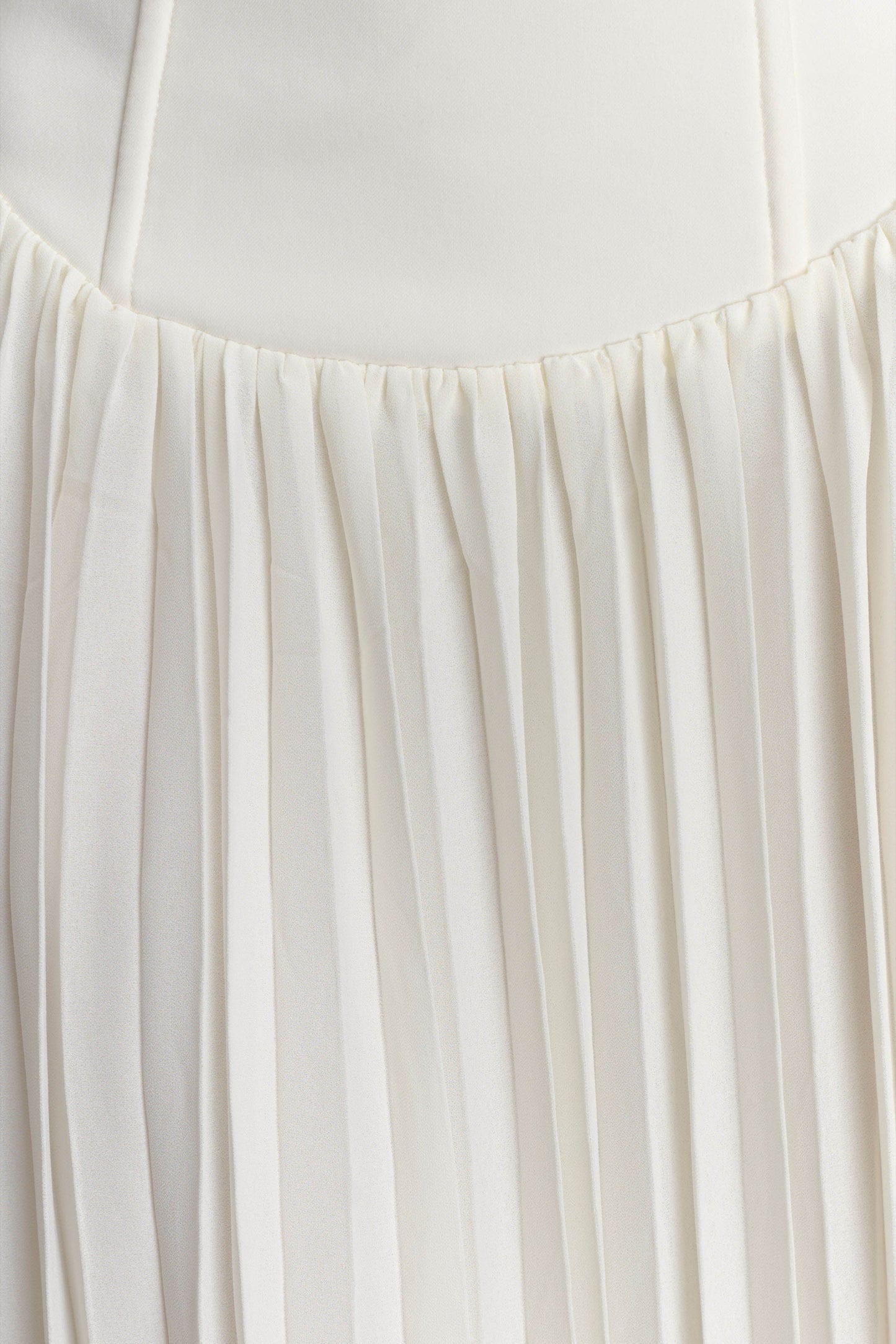 Stacie Pileli Halter Maxi Elbise - Krem