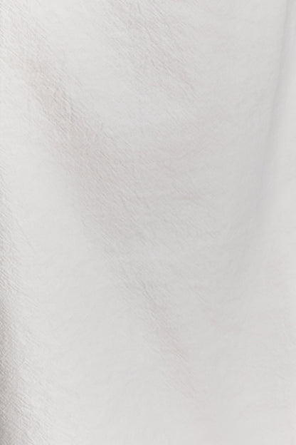Sonja Keyhole Halter Cotton Mini Dress - White