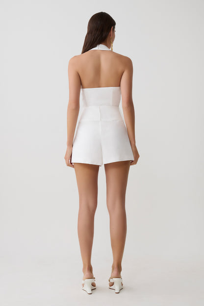 Emery Multi-Wear Cotton Midi Dress - White