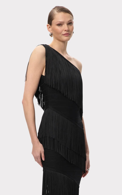 Eleanor Bandaj Korsajlı Premium Elbise