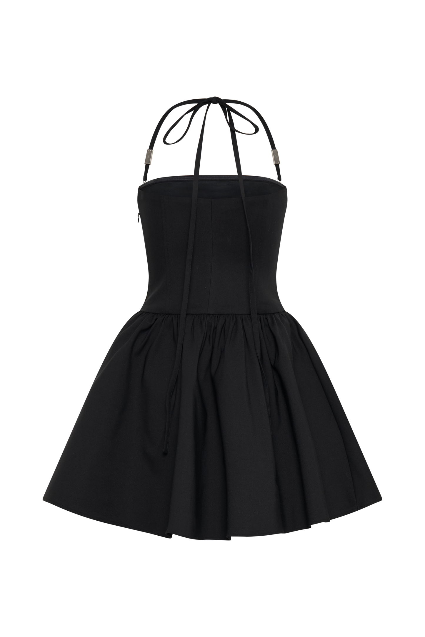 Ruby Halter Mini Elbise - Siyah