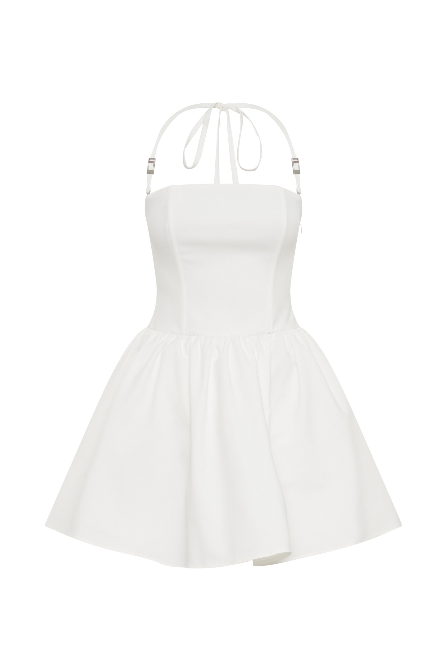 Ruby Halter Mini Elbise - Beyaz