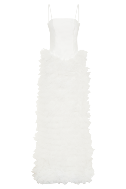 Magnolia Tiered Ruffle Maxi Dress - Ivory
