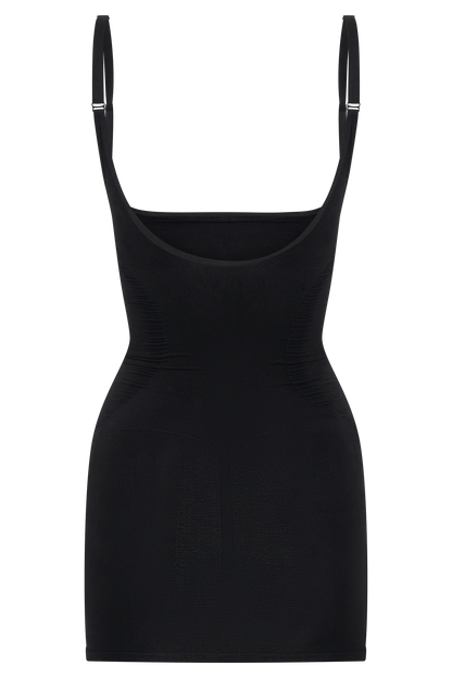 Jocelyn Backless Shapewear Mini Dress - Black