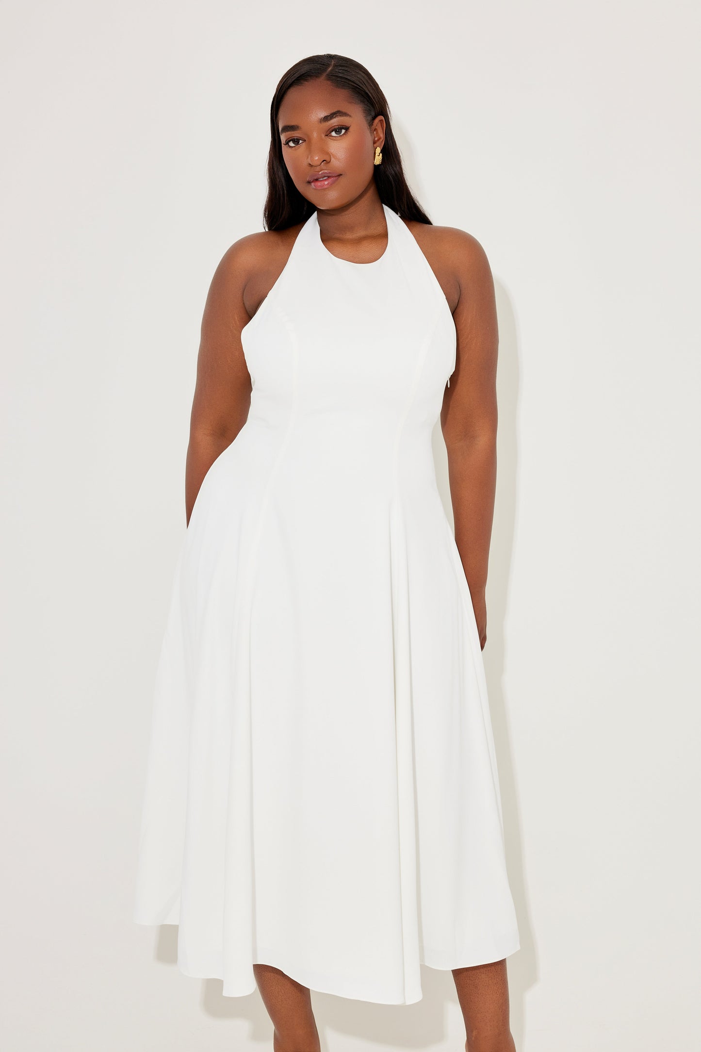 Low Back Midi Dress