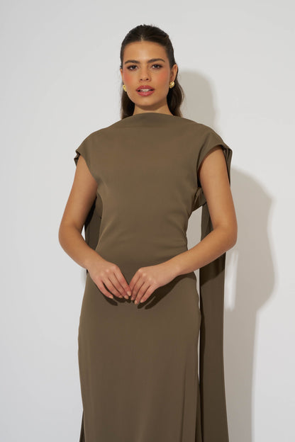 Drape UZUN ELBİSE