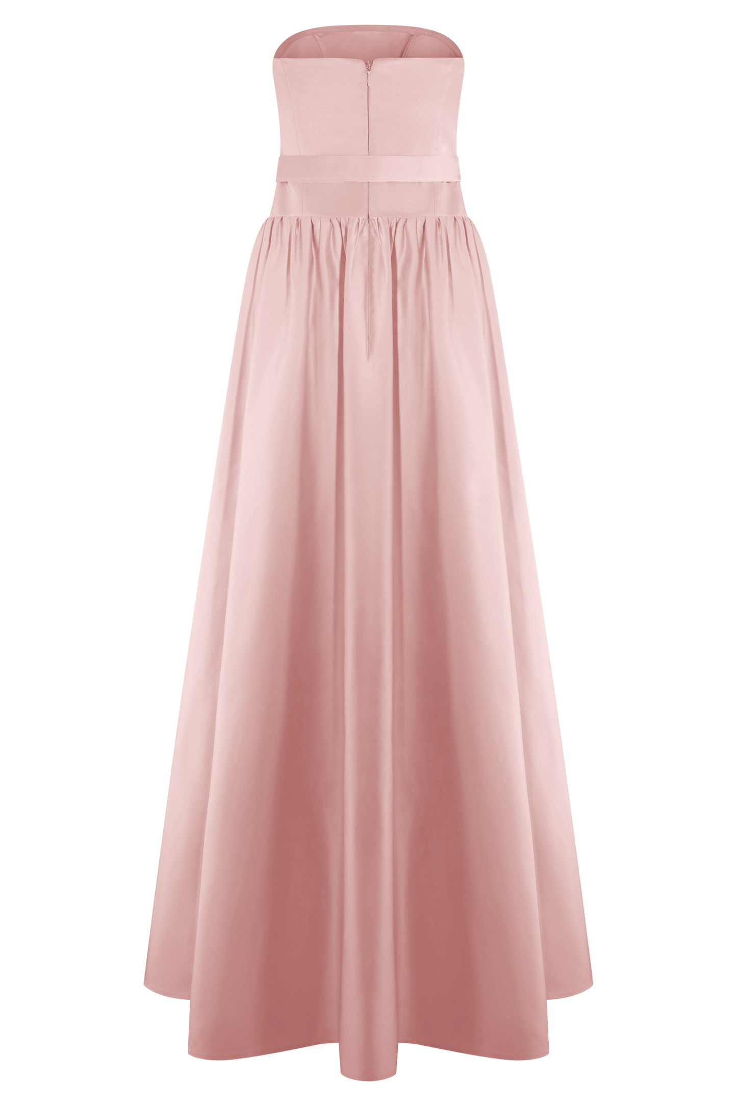 Florence Strapless Kemerli Maksi Elbise - Bebe Mavisi