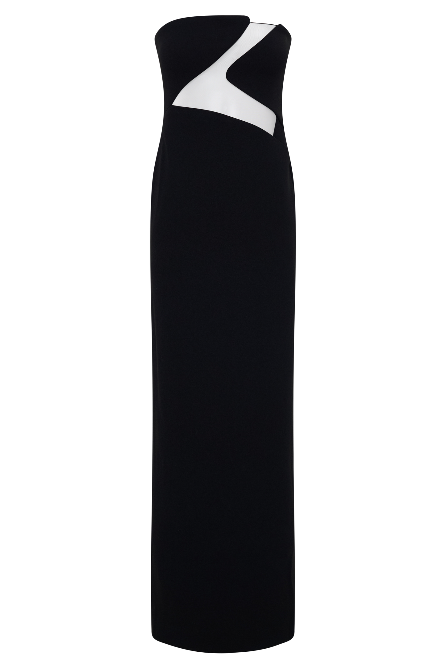 Lianne Strapless Maksi Elbise - Siyah