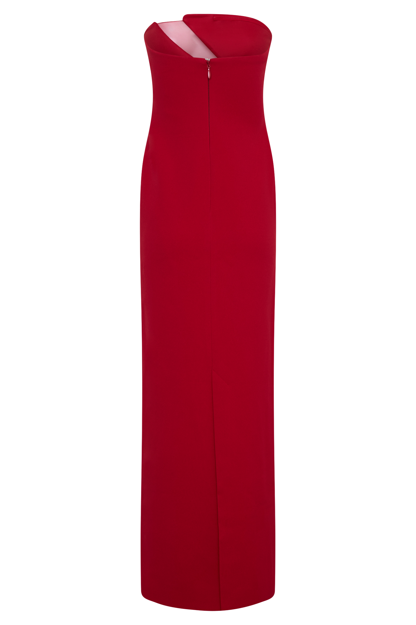 Lianne Strapless Maksi Elbise - Kırmızı