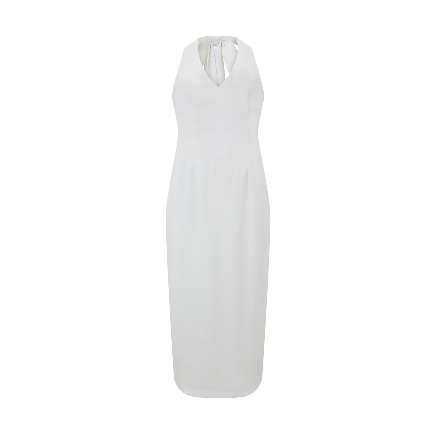 V-Neck Midi Dress