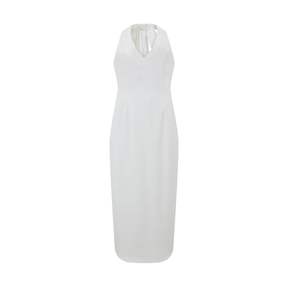 V-Neck Midi Dress