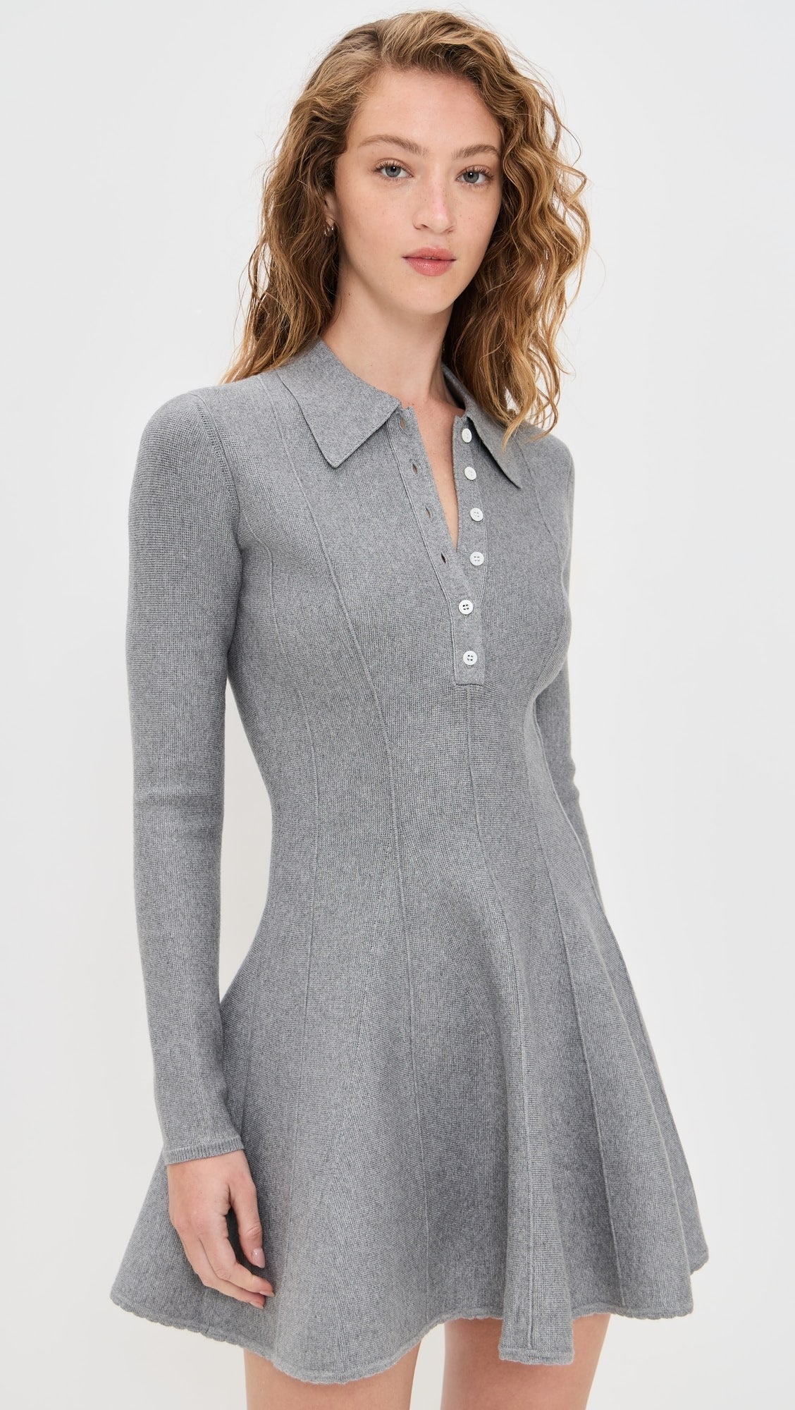 Henley Mini Kloş Elbise