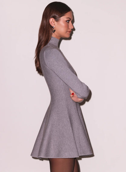Gaenna Kloş Mini Elbise