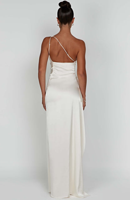Ariel Maxi Elbise - Krem