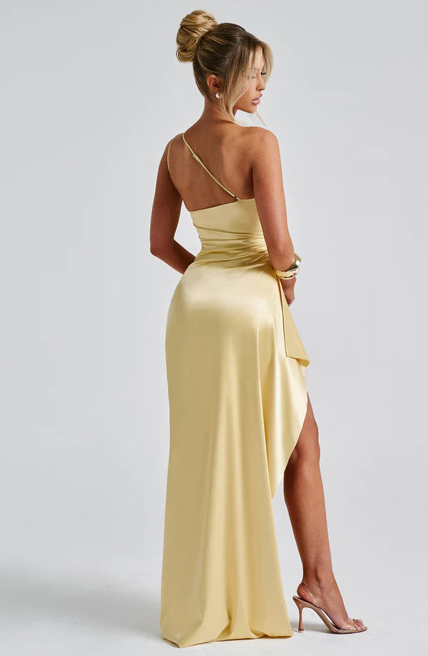Ariel Maxi Elbise - Limon
