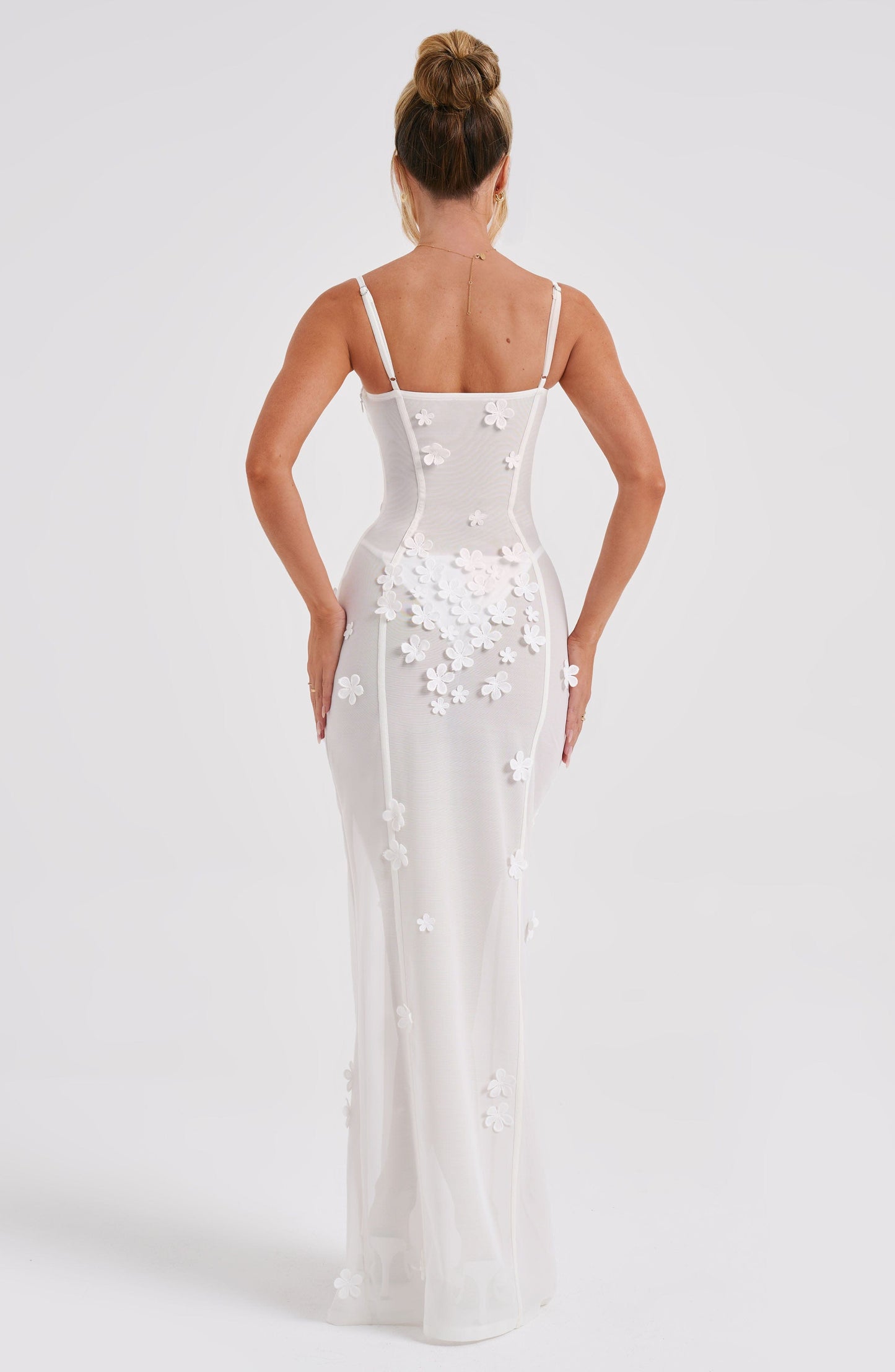 Dalary Maxi Elbise - Krem