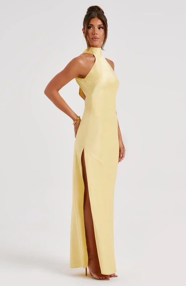 Etta Maxi Elbise - Limon