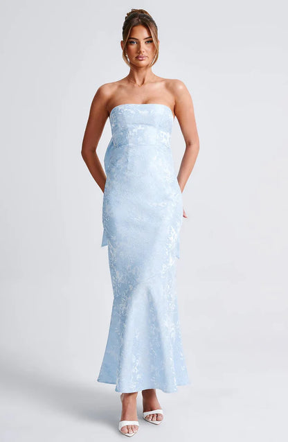 Felicity Maxi Elbise - Mavi