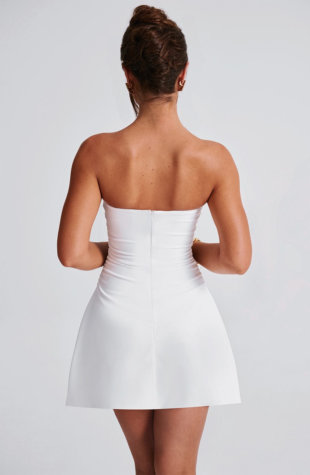 Fleur Mini Elbise - Krem