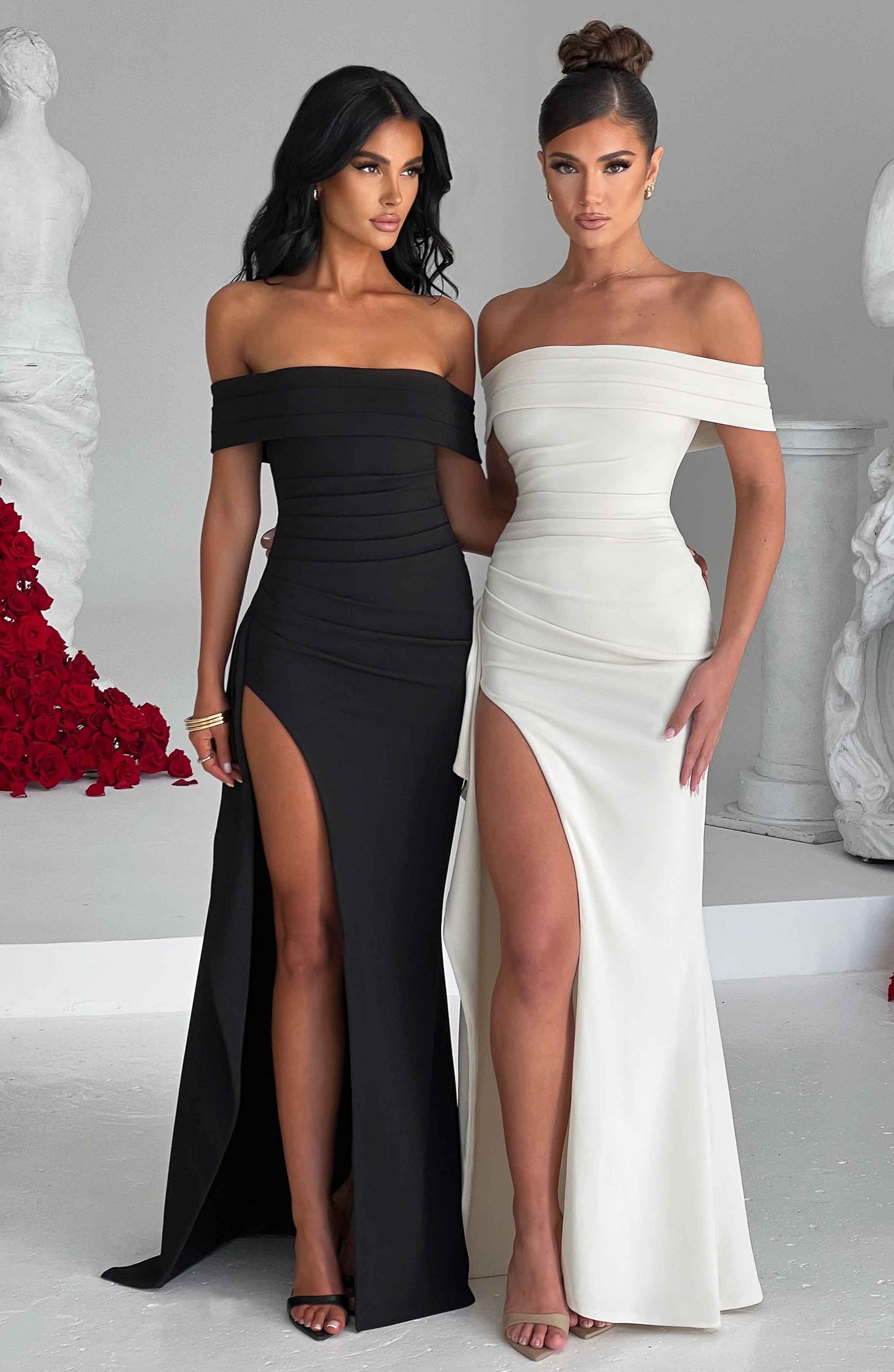 Joyce Maxi Elbise - Krem
