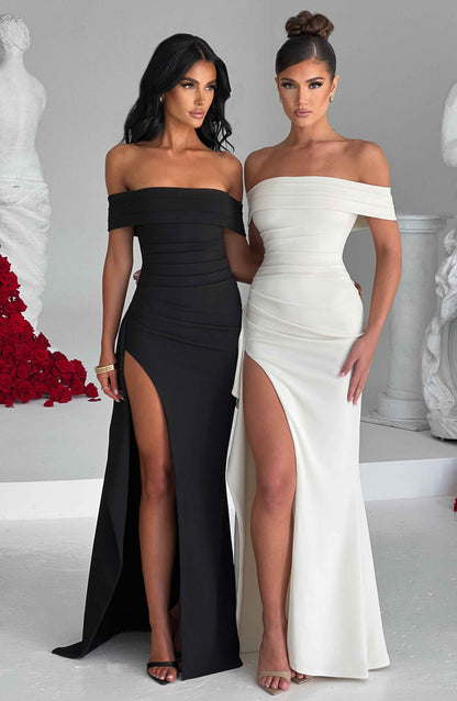 Joyce Maxi Elbise - Krem