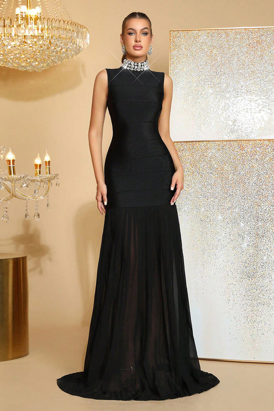 DORE Taşlı Premium Maxi Elbise