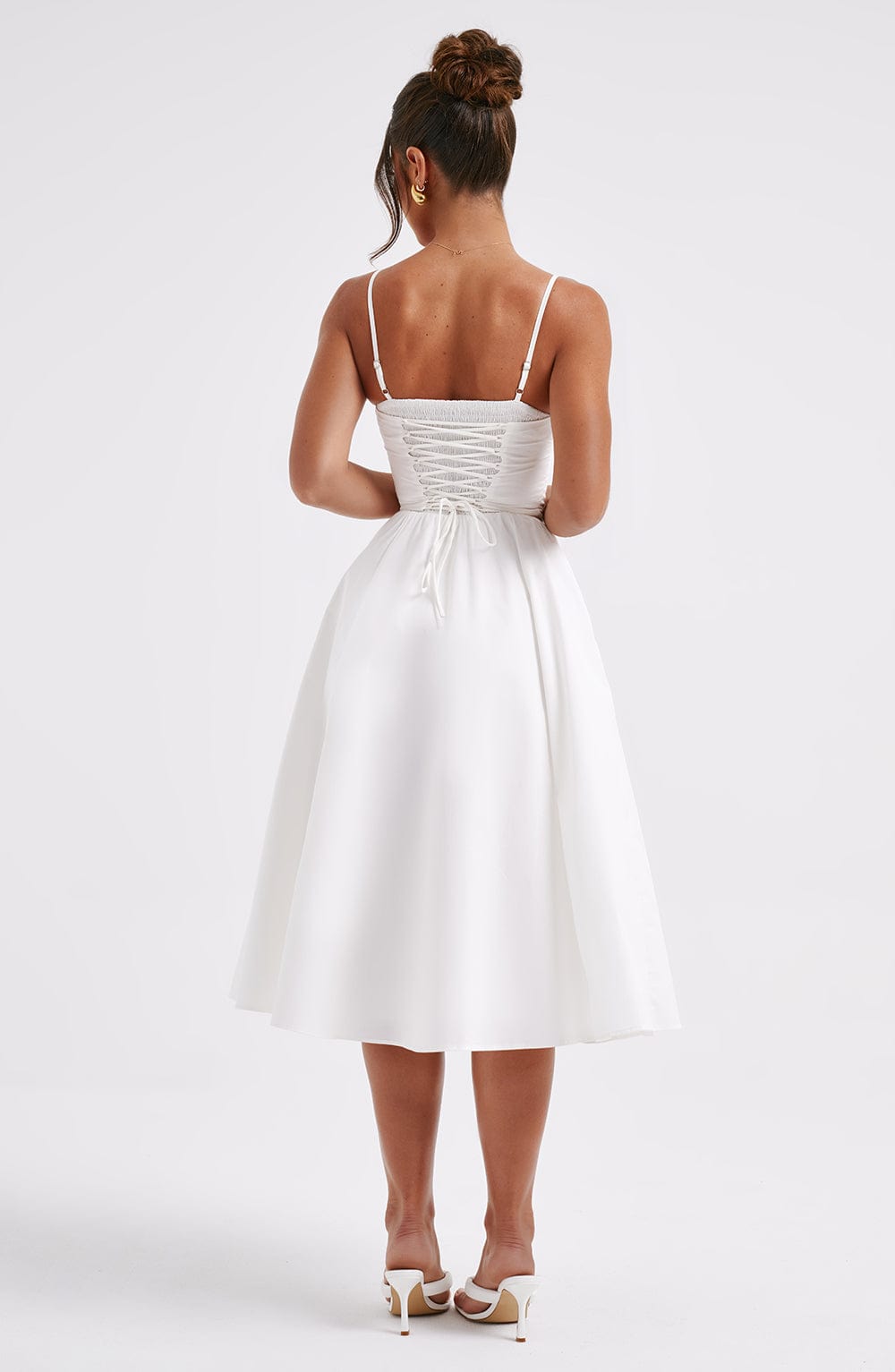 Mariella Midi Elbise - Krem