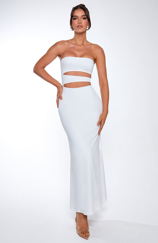 Milia Maxi Elbise - Beyaz