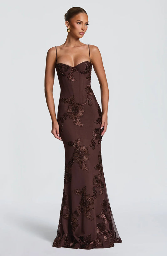 Nefertiti Maxi Elbise