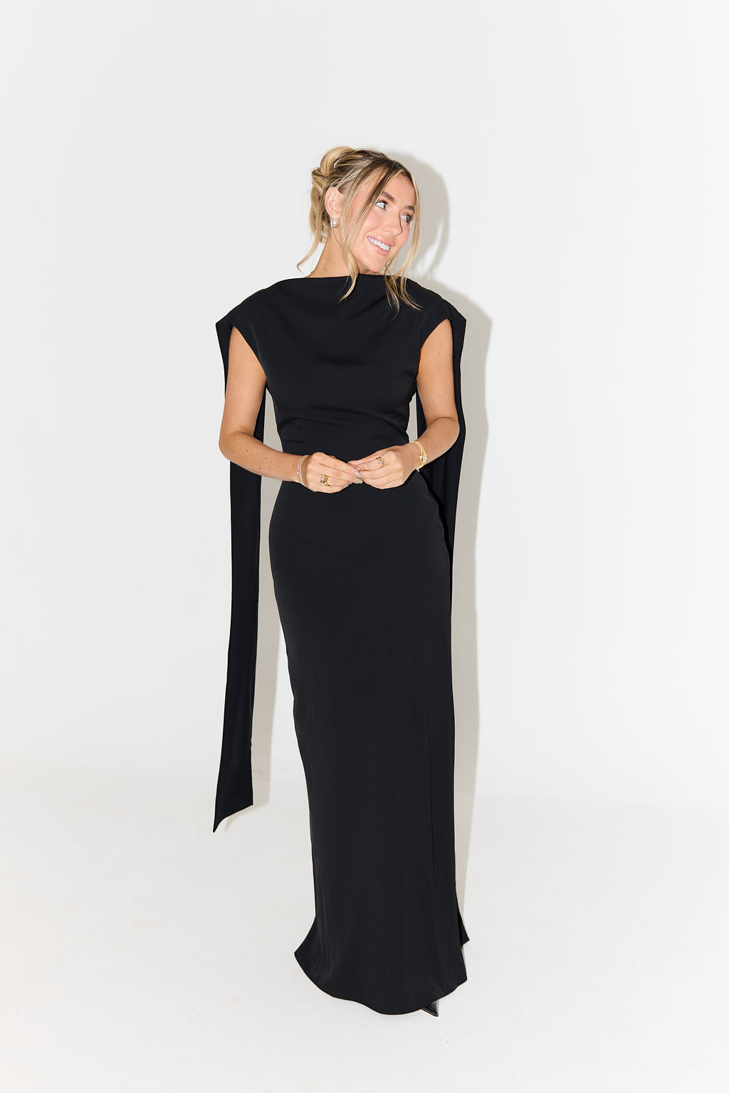 Drape UZUN ELBİSE