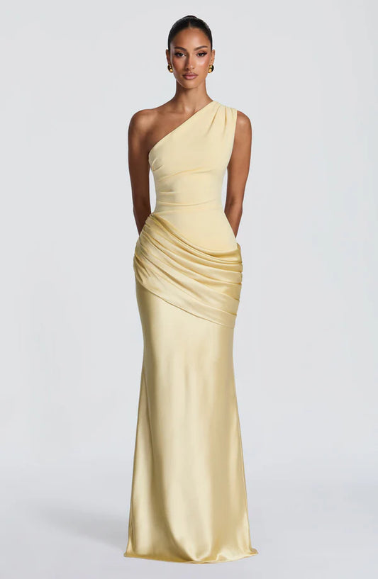 Sadona Maxi Elbise - Limon