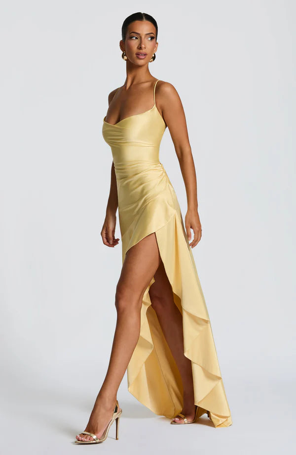 Samira Maxi Elbise - Limon
