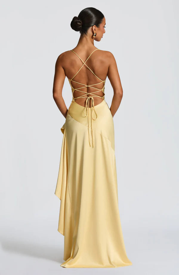 Samira Maxi Elbise - Limon