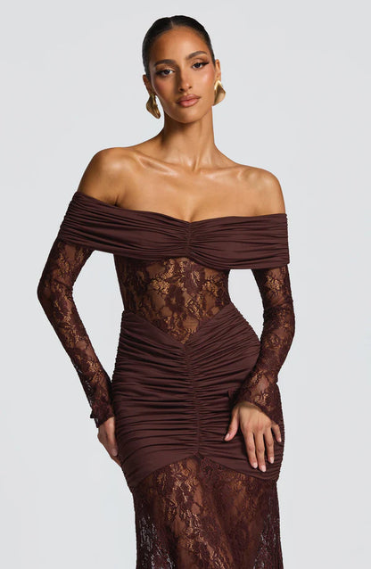 Sauline Maxi Elbise