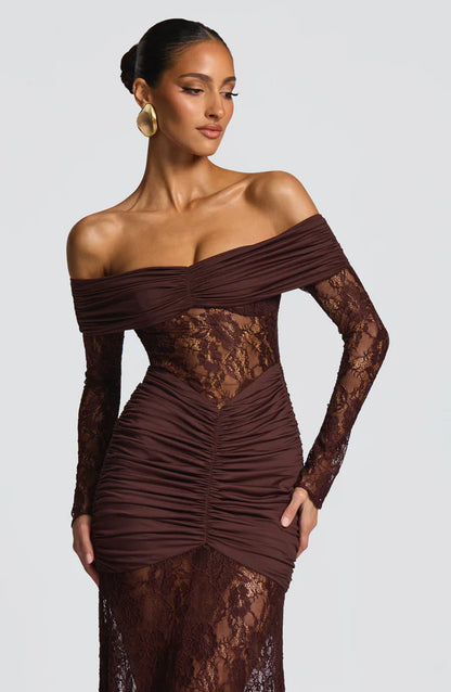 Sauline Maxi Elbise